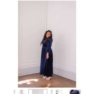 Dainty Jewels Velvet Holiday Dress